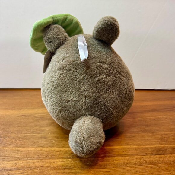 TOTORO Plush Toy With Leaf 11" NEW Studio Ghibli Hanging Stuffed Animal NWT - Picture 2 of 9